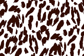 Animal texture seamless background pattern. Fashion print, textile design. Cute pattern. Vector.