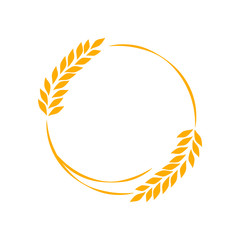 Agriculture wheat Logo - obrazy, fototapety, plakaty