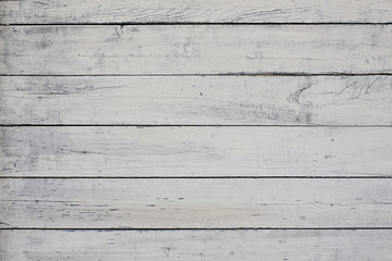 Naklejka premium gray wooden boards with texture as background