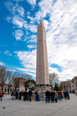 Obelisk of Theodosius or Egyptian Obelisk in Istanbul