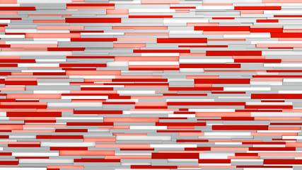 Abstract wall. Red lines. News room. 3D rendering