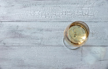 Glass of white wine
