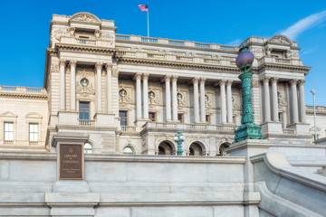 Fototapeta na wymiar Library of Congress building - Washington DC, USA