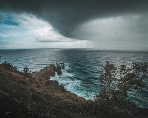 Storm over Byron Bay