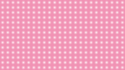 white dots arranged in parallel lines on a pink background