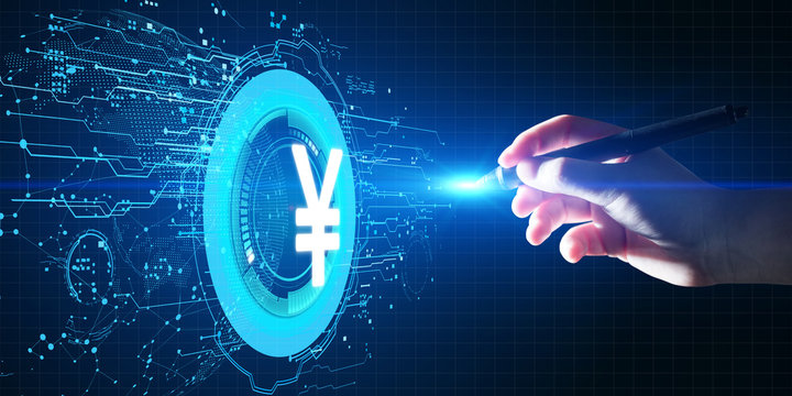 Yen Currency Business Banking Finance Technology Concept
