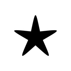 Fototapeta premium Star Icon vector. Star vector icon. Star Icon in trendy flat style isolated on white background. Rating symbol for web design