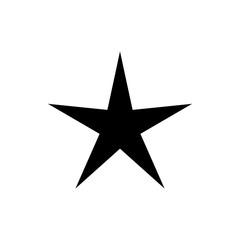 Star Icon vector. Star vector icon. Star Icon in trendy flat style isolated on white background. Rating symbol for web design