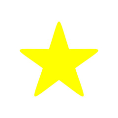 Obraz premium Star Icon vector. Star vector icon. Star Icon in trendy flat style isolated on white background. Rating symbol for web design
