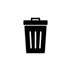 Trash icon vector. trash can icon. Delete icon vector