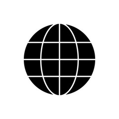 Web icon vector. Web icon page symbol for your web design. Internet world vector