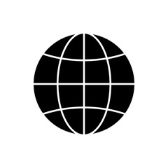 Web icon vector. Web icon page symbol for your web design. Internet world vector