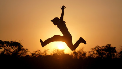 jump at sunset 