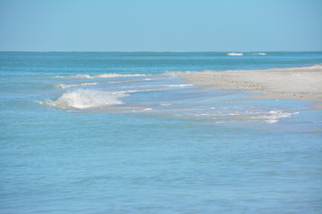Longboat Key beach on the tropical Florida Gulf Coast