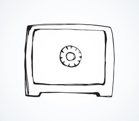 Safe. Vector drawing