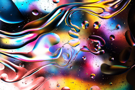 Abstract liquid colorful textured pattern background