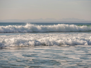 Galway bay, Atlantic ocean, Waves in the ocean,