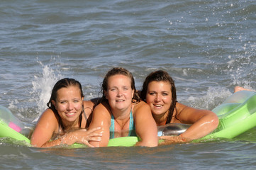 Obraz premium woman on the beach