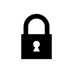 Lock icon. Encryption icon. Security symbol for web design
