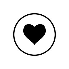 Heart icon. Heart vector icon. Like icon vector
