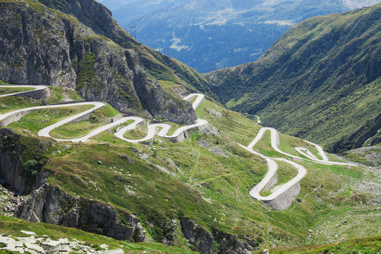 Switzerland, Ticino, Gotthard Pass