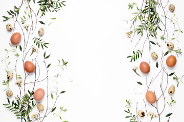 Easter greeting background