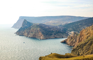 Sunset in Balaklava Bay, Crimea