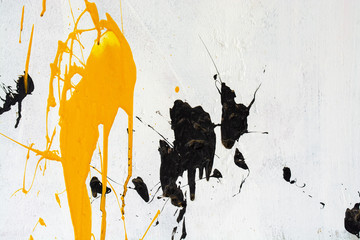 Splatter paint wall color background grunge art