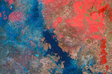 Splatter paint wall color background grunge art