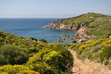 La costa di Capo Spartivento