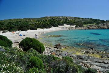 La spiaggia di Cala Cipolla