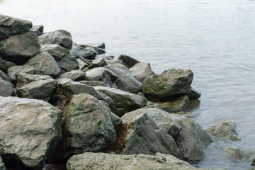 Stone shore nature landscape