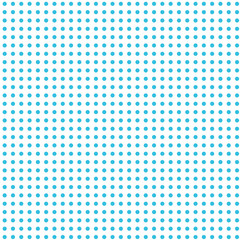 Turquoise dots  on white background   