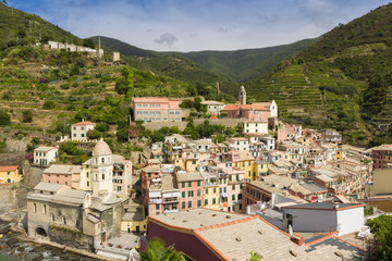 Vernazza, fishing village, Cinque Terre, Italy