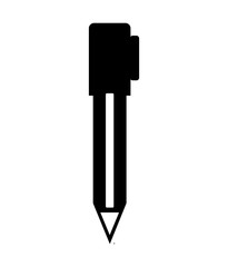 Flat pen icon design vector