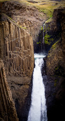 Hengifoss waterfall in Iceland