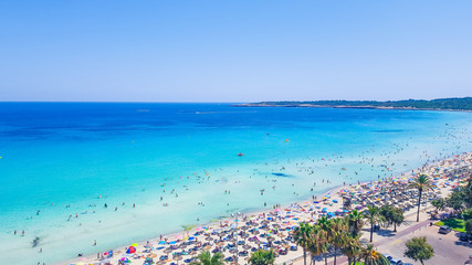 Cala Millor beach and hotels