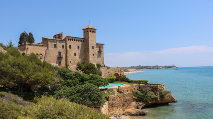 Fototapeta na wymiar Tamarit Castle near Tarragona, Spain. Taken in July 2018