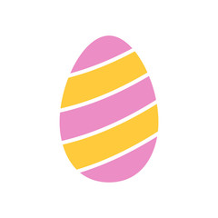 Easter egg icon on background for graphic and web design. Simple vector sign. Internet concept symbol for website button or mobile app.