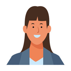businesswoman avatar cartoon character