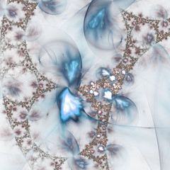 Abstract fractal pattern, digital artwork for creative graphic design