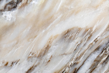 Closeup surface of marble pattern at the marble floor texture background , yellow abstract marble pattern