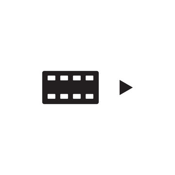 pencil film creative logo design concept