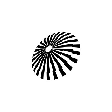 eye lens or softlens logo design concept