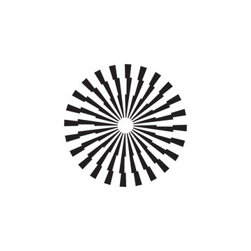eye lens or softlens logo design concept
