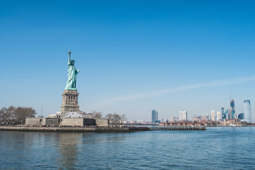 Statue of Liberty with Skyline