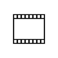 Filmstrip vector icon. Slide frames