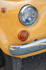 Details eines österreichischen Oldtimer Kleinstwagen © Sonja Birkelbach