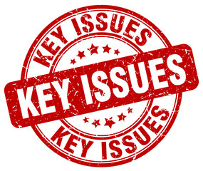 key issues red grunge stamp