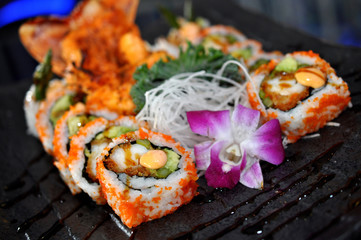 Beautiful Sushi Plate with Lobster